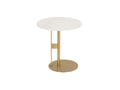 Miniatyrbillede 11 af 11: Sofaborde, Modig, 50x50x53 cm 80x80x43 cm, Guld Hvid