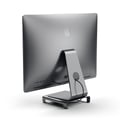 Miniatyrbilde 4 av 5: USB-C aluminium skjermstativ med hub for iMac, Space Gray