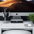 Miniatyrbilde 5 av 5: USB-C aluminium skjermstativ med hub for iMac, Space Gray