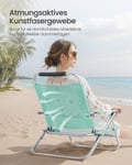 Miniatyrbild 4 av 6: Strandstol, 57x59x71 cm, Grön