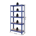Miniatyrbilde 6 av 6: Robust hylle, 150x75x30 cm