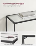 Miniatyrbild 5 av 6: Konsolbord, 100x35x80 cm, Svart