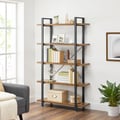 Miniatyrbillede 3 af 6: Bogreol, 33,5x105x177,5 cm, Brun