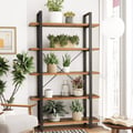 Miniatyrbillede 5 af 6: Bogreol, 33,5x105x177,5 cm, Brun