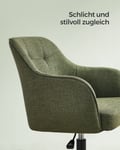 Miniatyrbilde 4 av 6: Kontorstol, 69x65x83-93 cm, Grønn