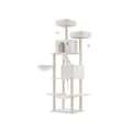 Miniatyrbillede 1 af 6: Kattetræ, 60x50x206 cm, Creme
