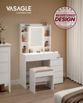 Miniatyrbillede 2 af 6: Toilettbord, 40x97,5x145 cm, Moderne