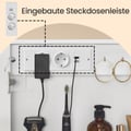 Miniatyrbild 5 av 6: Spegelskåp, 16.5x80x60 cm, Vit