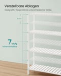Miniatyrbilde 5 av 6: Baderomshylle, Bambus, 26x60x100 cm, Hvit