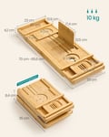 Miniatyrbilde 6 av 6: Badekarhylle, Bambus, 23x95,6x4,2 cm, Beige