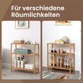 Miniatyrbillede 5 af 6: Badeværelseshylde, bambus, 60x66x26 cm, brun