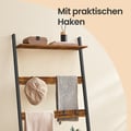 Pikkukuva 3 / 5: Pyykkikori pyyherapulla, 73x33x177 cm, ruskea
