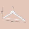 Miniatyrbilde 3 av 6: Kleshengere, Tre, 42,9x21 cm, Hvit