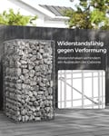 Miniatyrbild 4 av 6: Gabion, 100x50x50 cm, Silver