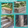 Miniatyrbilde 4 av 6: Gabion, 100x30x30 cm, Sølv