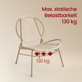 Pikkukuva 4 / 6: Ulkokalustesetti, 50x45 cm pöytä, 68x74x78 cm tuolit, Ruskea
