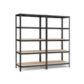 Miniatyrbilde 1 av 6: Solid hylle, 200x120x60 cm, Svart