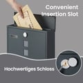 Miniatyrbillede 3 af 5: Postkasse, 11x37x37 cm, Antracit