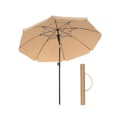 Miniatyrbilde 1 av 6: Markedsparasoll, 160x210 cm, Taupe