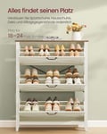 Miniatyrbilde 4 av 6: Skoskap, 24x87x123,6 cm, Hvit