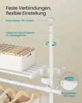 Miniatyrbilde 4 av 6: Tak-til-gulv klesstativ, 33,5x240x208 cm, Hvit