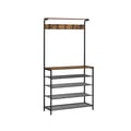 Miniatyrbillede 1 af 6: Frakkestativ, 80x31,5x183,5 cm, Brun