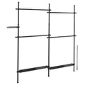 Miniatyrbilde 1 av 6: Klesstativ, 33.5x162x220 cm, Svart