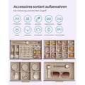 Miniatyrbilde 4 av 6: Smykkeskrin, 15,3x25,1x21,5 cm, Grå