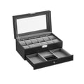 Miniatyrbilde 1 av 6: Klokkeboks, 32,5x19,5x11,5 cm, Svart
