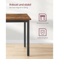 Miniatyrbilde 4 av 6: Spisebord, 70x110x77 cm, Brun Svart