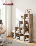 Miniatyrbillede 2 af 6: Bogreol, 29x129,5x129,5 cm, Brun