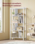 Miniatyrbillede 3 af 6: Bogreol, 30x74x154,5 cm, ahorn hvid