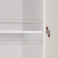 Miniatyrbillede 5 af 6: Bogreol, 40x24x178,5 cm, Hvid