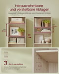 Miniatyrbillede 4 af 6: Bogreol, 24x60x178,5 cm, Beige