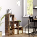 Miniatyrbillede 2 af 6: Bogreol, 97,5x97,5x29 cm, Brun