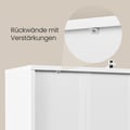 Miniatyrbillede 4 af 6: Bogreol, 24x31.8x175 cm, Hvid