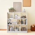 Miniatyrbillede 3 af 6: Bogreol, 97,5x100x30 cm, Hvid