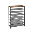 Miniatyrbillede 1 af 6: Skoreol, 100x30x152 cm, Brun Sort