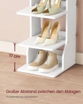 Miniatyrbillede 4 af 6: Skohylde, 30x26,4x147 cm, Hvid