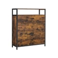 Miniatyrbilde 1 av 6: Skoskap, 80x30x95 cm, Brun Svart