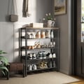 Miniatyrbillede 1 af 5: Sko Reol, 30x75x93 cm, Brun Sort