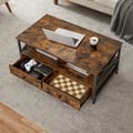 Miniatyrbillede 5 af 6: Sofabord, 100x55x45 cm, Brun Sort