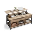 Miniatyrbilde 1 av 6: Sofabord, 60x100x48-62 cm, Brun Svart