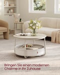 Miniatyrbilde 3 av 6: Sofabord, 75x75x45 cm, Naturlig Beige