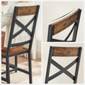 Miniatyrbilde 5 av 6: Spisestolsett, 43,4x43x95,5 cm, Brun Svart