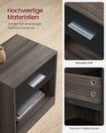 Miniatyrbilde 4 av 6: Nattbord, 28x39x41 cm, Brun