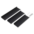 Miniatyrbilde 6 av 6: Vegghyller, Metall, 30x9x2,5 cm 35x9x2,5 cm 40x9,5x2,5 cm, Svart