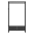 Miniatyrbillede 1 af 6: Tøjstativ, 40x90x180 cm, Sort, Metal