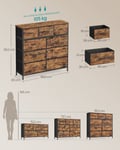 Miniatyrbilde 5 av 6: Kommode, 30x98,8x95,2 cm, Brun