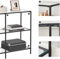 Miniatyrbild 5 av 6: Konsolbord, 100x30x73 cm, svart